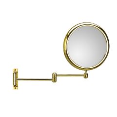 Wall Mounted Two-arm Magnifying Makeup Mirror, 3x