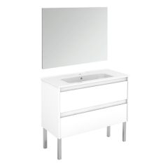 39.8" Freestanding Single Bathroom Vanity Set