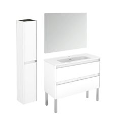 39.8" Freestanding Single Bathroom Vanity Set