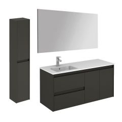 47.5" Wall Mounted Single Bathroom Vanity Set