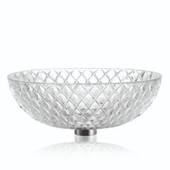 16.9" Crystal Vessel Bathroom Sink