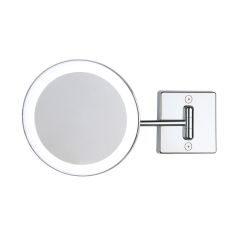 Wall Mounted One-arm Lighted Magnifying Makeup Mirror, 3x