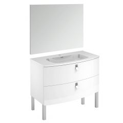 39.0" Freestanding Single Bathroom Vanity Set