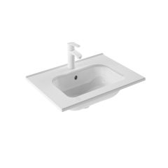 24.0" Ceramic Drop-in Bathroom Sink