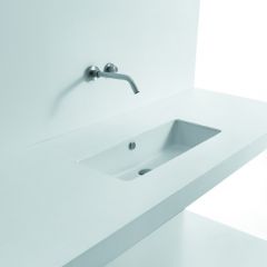 20.9" Ceramic Undermount Bathroom Sink