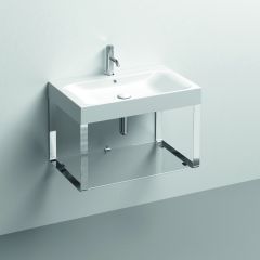 27.6" Ceramic Console Bathroom Sink