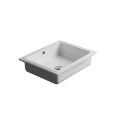 21.3" Ceramic Undermount Bathroom Sink